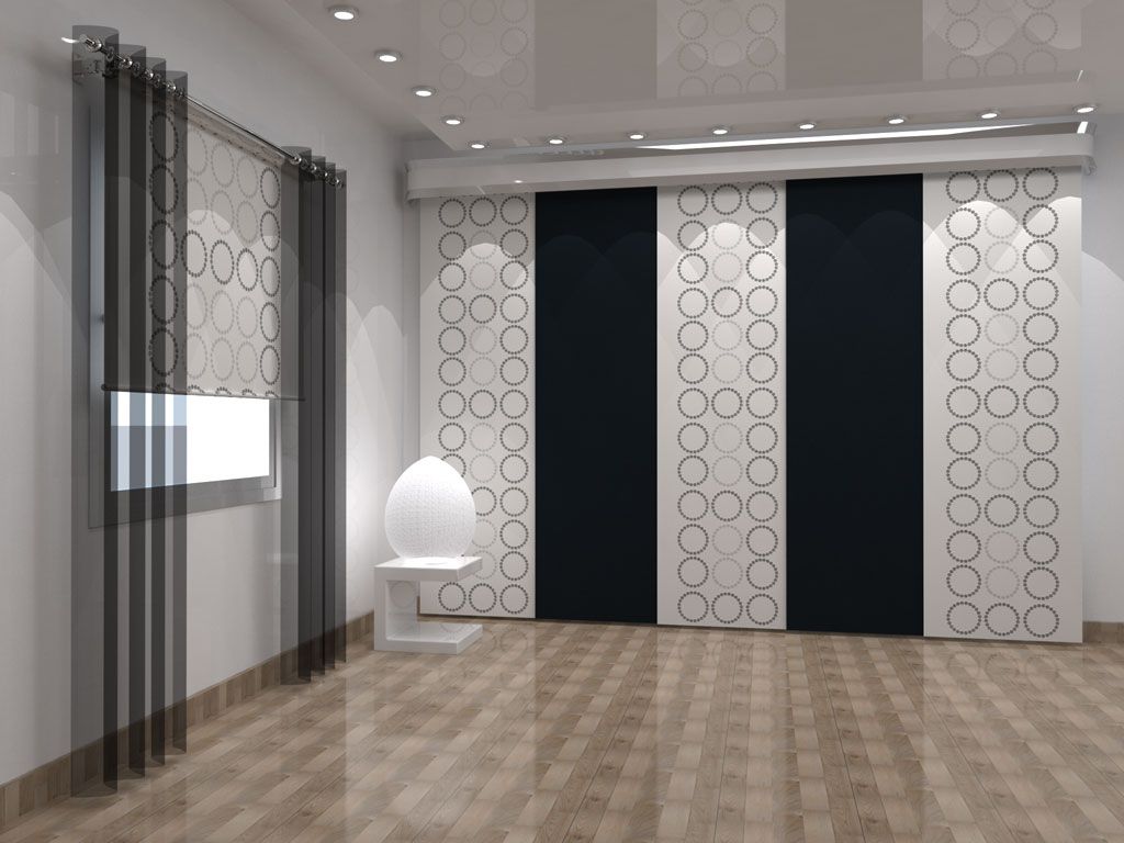 Barra de cortina de pared de aluminio para espacio de 3 pies a 30 pies,  barra de cortina de montaje en pared para riel de cortina de oficina, sala  de