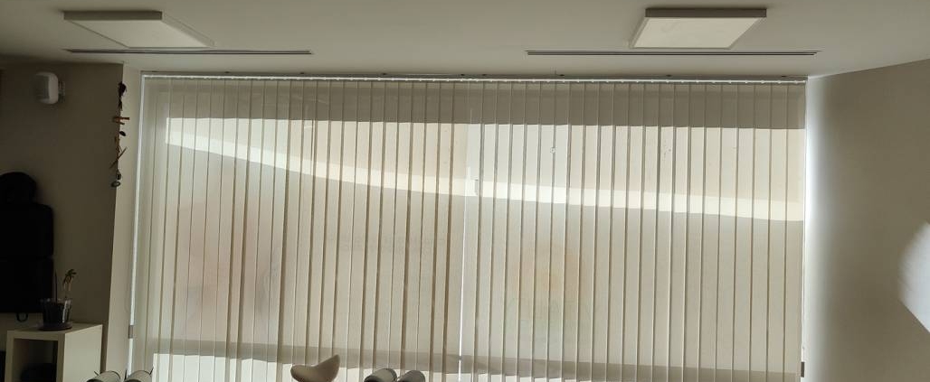 Las cortinas verticales