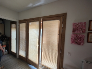 Installació cortines plisades
