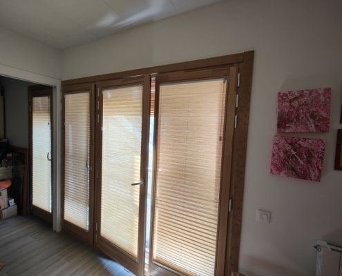 Installació cortines plisades