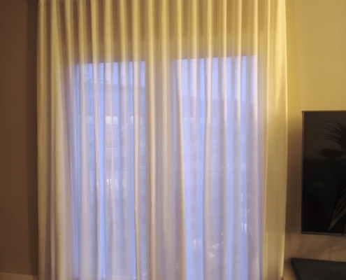 Projecte cortines d'ona perfecta per a un menjador de l'Eixample