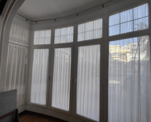 Projecte de visillos a un pis antic de l’eixample.
2