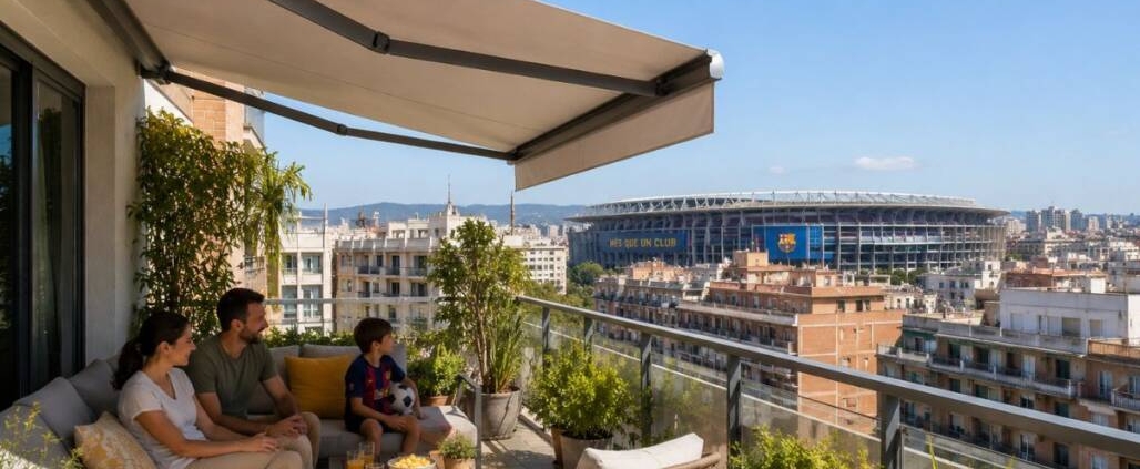 ¿Qué tipo de toldo es mejor para una terraza o balcón en Barcelona durante el verano?